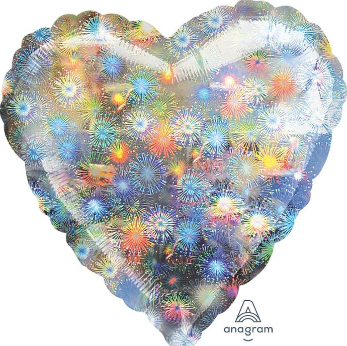 16274 Holographic Fireworks Heart