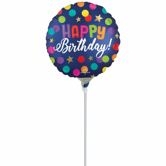 45899 Happy Birthday Blue Confetti