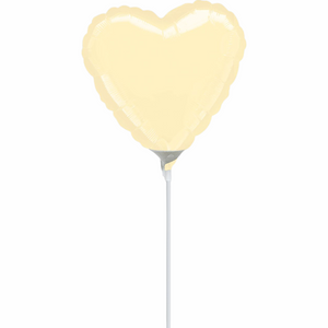 16240 4" Heart - Ivory