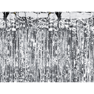 CRT-018 Party Curtain - Silver