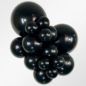 501468 Fashion Black 6" Link-O-Loon Balloons (50ct)