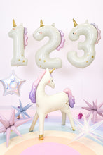 Load image into Gallery viewer, FB359-3 Number "3" Unicorn
