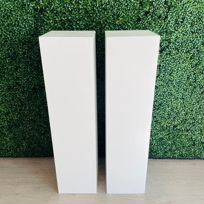 Set of 2 Square Plinth Rental