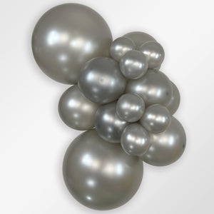 51067 Metallic Silver 5" Round (100ct)