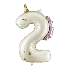 Load image into Gallery viewer, FB359-2 Number "2" Unicorn
