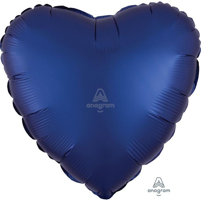 39961 Satin Luxe Navy Heart