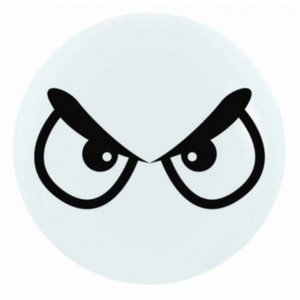 51319 Angry Eyes 5" Round (100ct)