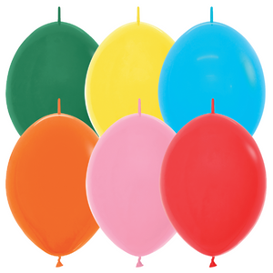 54098 Fashion Assortment 12" Link-O-Loon Balloons (50ct)