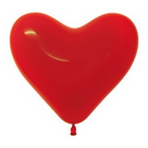 55122 Crystal Red 11" Heart (50ct)