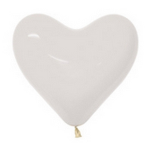 55125 Crystal Clear 11" Heart (50ct)