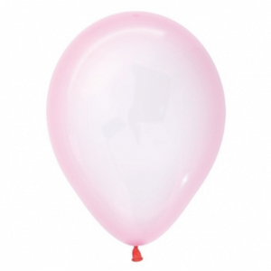 51191 Crystal Pastel Pink 5" Round (100ct)