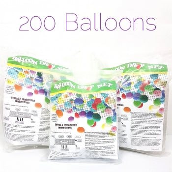 Balloon Drop Net - 200 Balloons