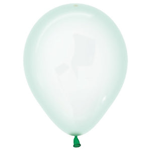 51193 Crystal Pastel Green 5" Round (100ct)