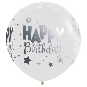 59338 Happy Birthday Fantasy 24" Round (1ct)