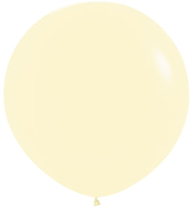 56175 Pastel Matte Yellow 36" Round (1ct)