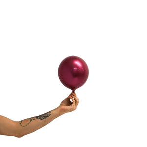 288222 Loon Balls® 18cm (7") Metallic Burgundy