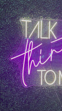 Load and play video in Gallery viewer, Talk Thirty to Me Neon Sign Rental
