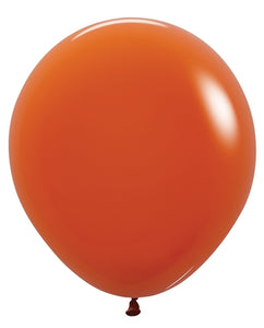 55528 Deluxe Sunset Orange 18" Round