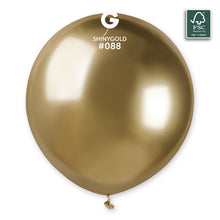 Load image into Gallery viewer, 158854 Gemar Shiny Gold 19" Round (25ct)

