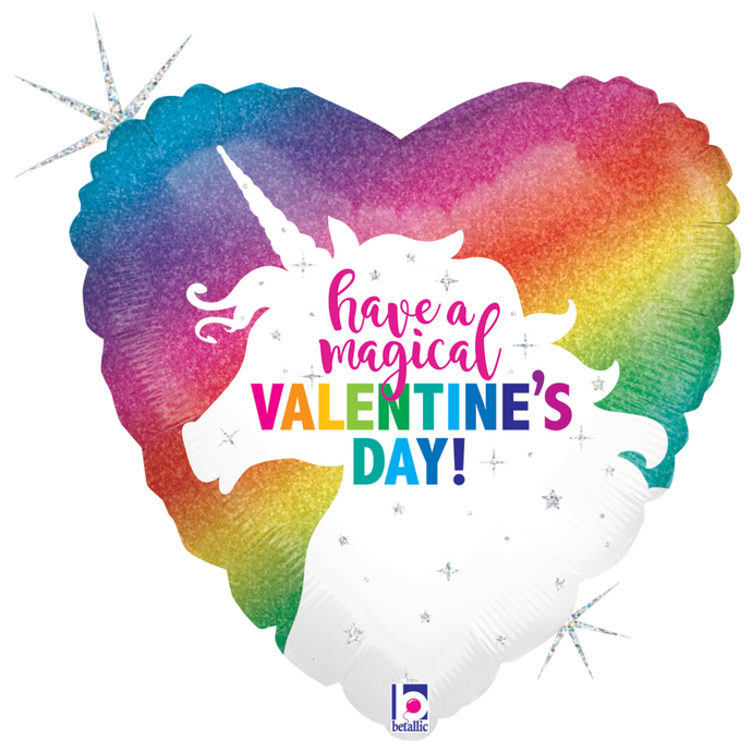 36763 Glitter Unicorn Valentine