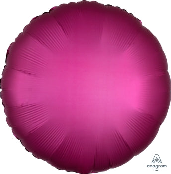 36827 Satin Luxe Pomegranate Round