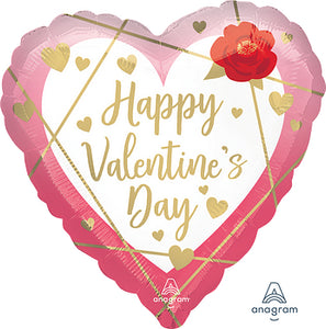 42273 HVD Watercolor Faceted Heart
