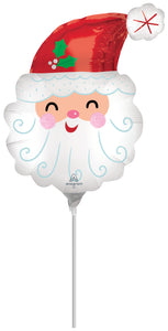 43352 Smiley Satin Santa Head