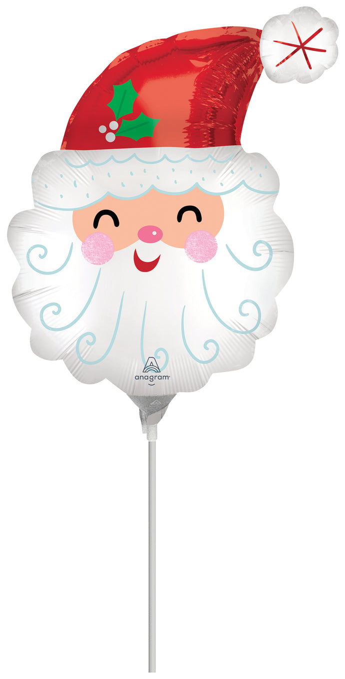 43352 Smiley Satin Santa Head