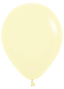 155647 Pastel Matte Yellow 5" Round (50ct)