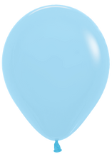 Load image into Gallery viewer, 155722 Pastel Matte Blue 5&quot; Round (50ct)
