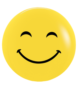 51313 Smiley Top Print 5" Round (100ct)