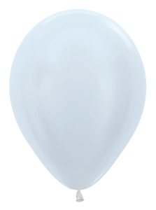 206127 Satin (Pearl) White 5" Round (50ct)