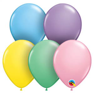 43572 Pastel Assortment 5" Round (100ct)