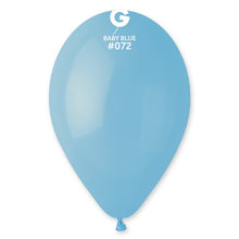 Load image into Gallery viewer, 117202 Gemar Macaron Baby Blue 11-12" Round (50ct)
