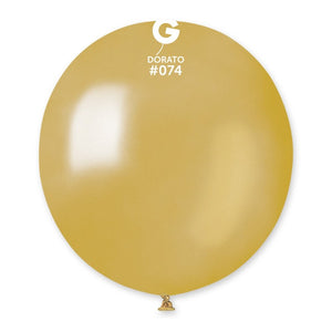 157451 Gemar Metallic Dorato 19" Round