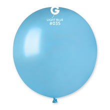 Load image into Gallery viewer, 153552 Gemar Metallic Light Blue 19" Round (25ct)
