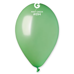 119404 Gemar Metallic Mint Green 11-12" Round