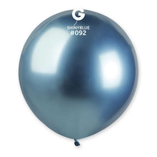 Load image into Gallery viewer, 159257 Gemar Shiny Blue 19" Round (25ct)
