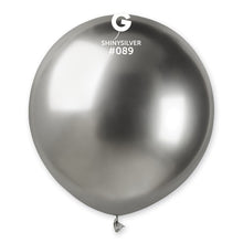 Load image into Gallery viewer, 158953 Gemar Shiny Silver 19" Round (25ct)

